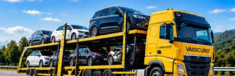 Bisarca VaiSicuro carica di auto